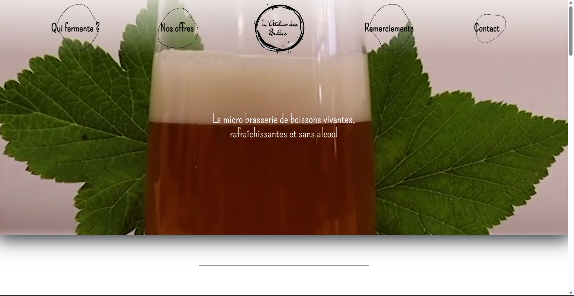 image du site de L'atelier des bulles