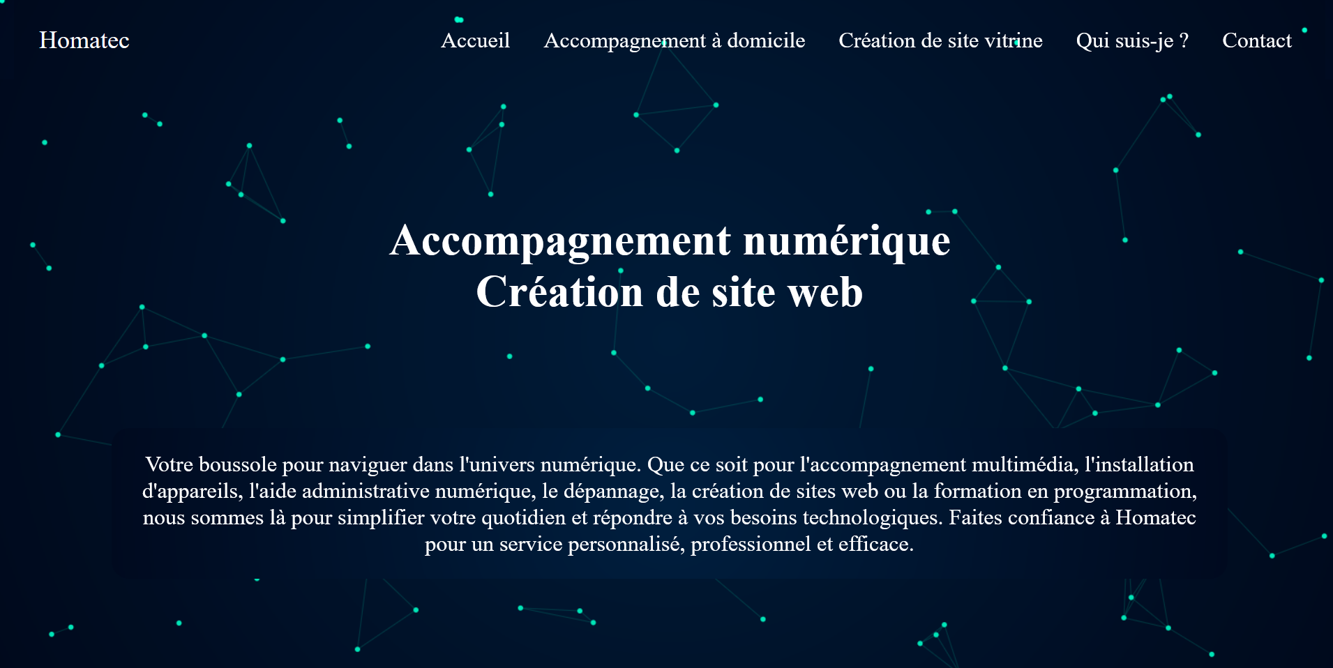 image du site de Homatec